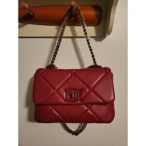 Burgundy Badgley Mischka Bag